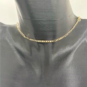 Elegant Gold Chain Choker Necklace